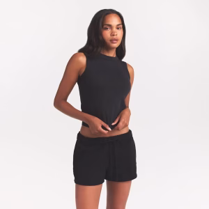 Light Gray Animejisho Velzora Drawstring Lounge Shorts Relaxed Fit Sleepwear