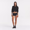 Black Animejisho Zenvori Number 80 Graphic Drawstring Lounge Shorts Casual Fit