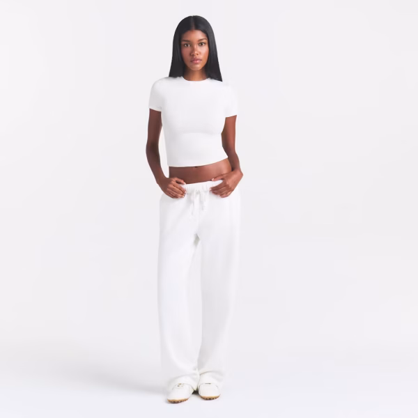 Womens Casual Tops White Animejisho Vexoria Fitted Crop Top